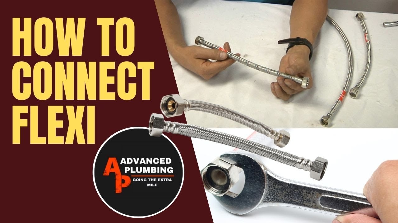 How to connect Flexi connectors, or How to connect flexible tap connectors