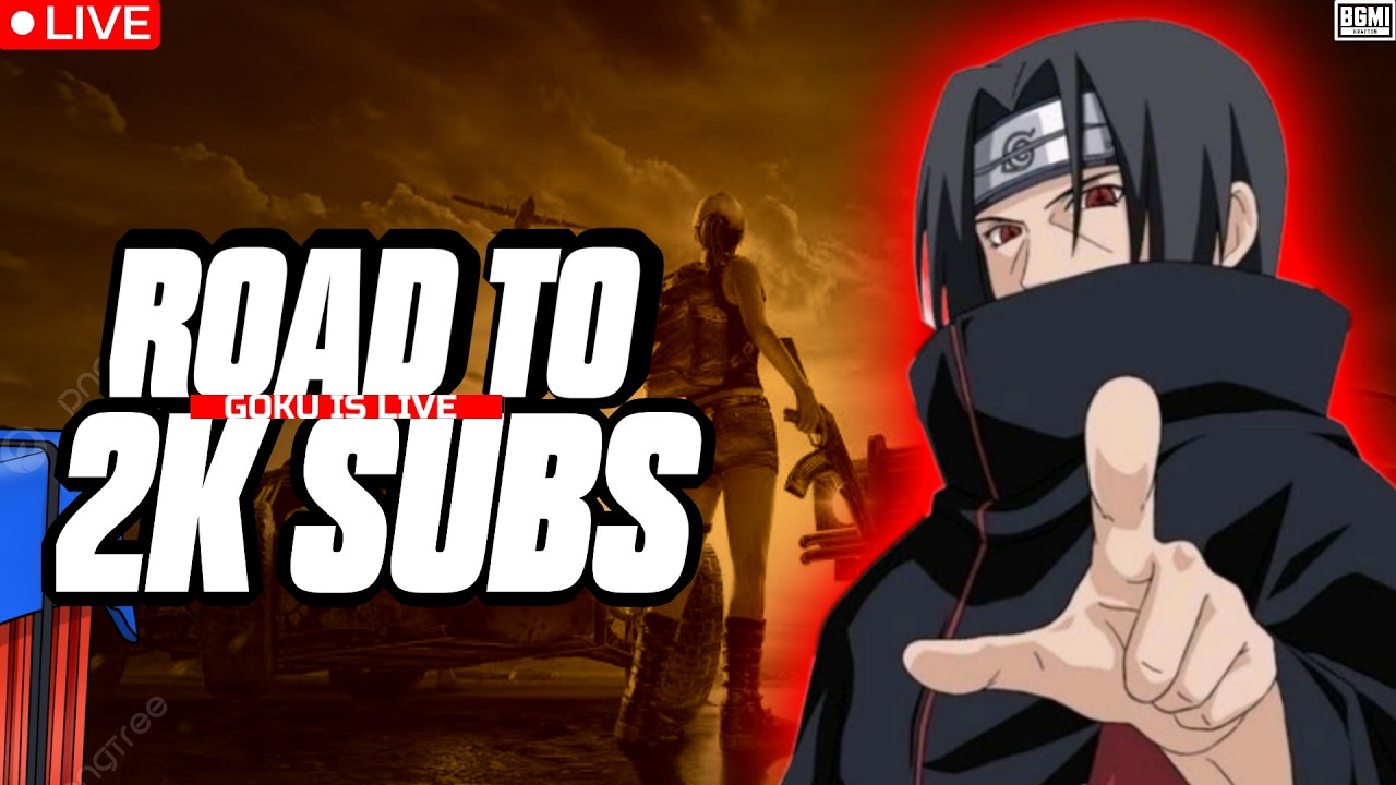 Road to 2k subs 🔥| Krva bi do ab ❤️| #goku  #bgmi