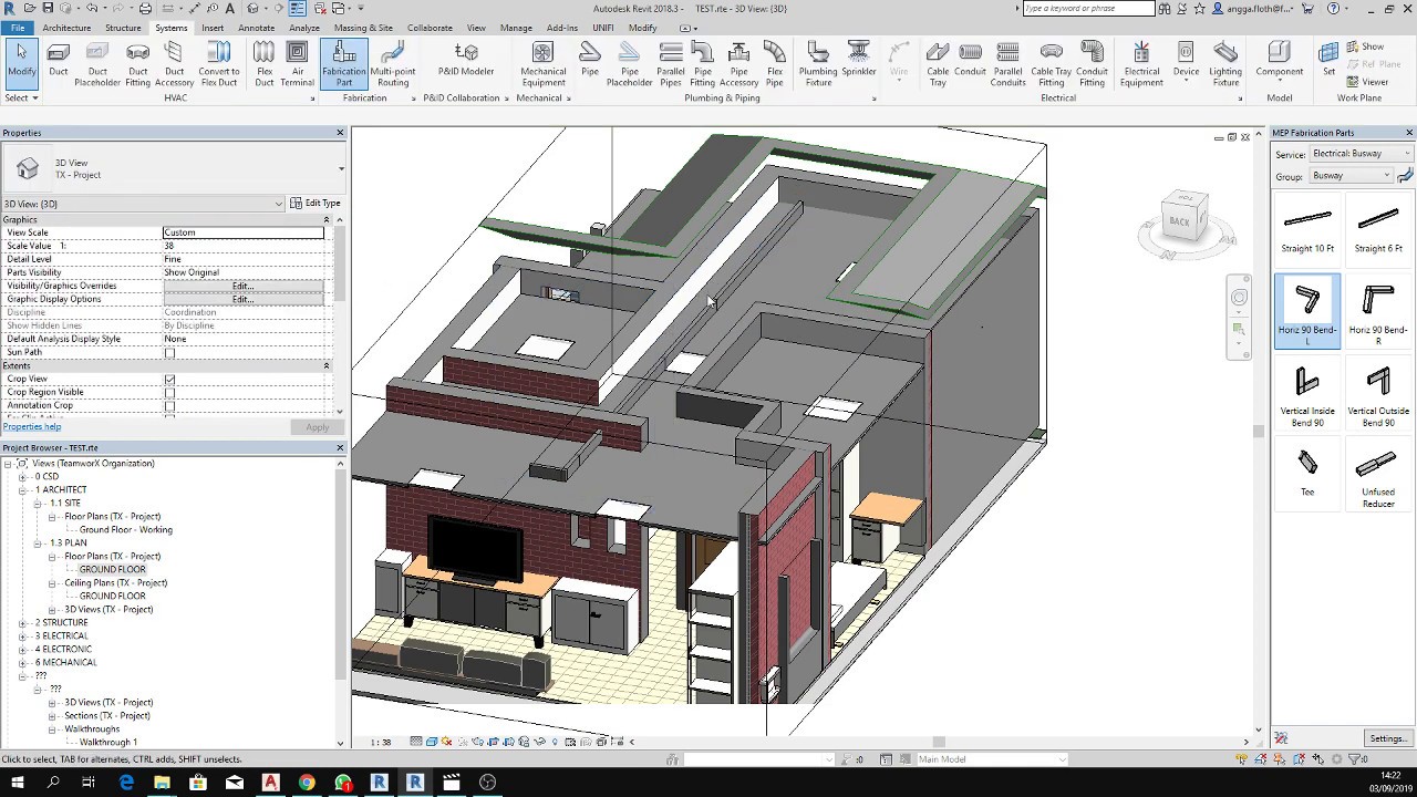 Tutorial Revit Training Day #30 How To Create Electrical Busway