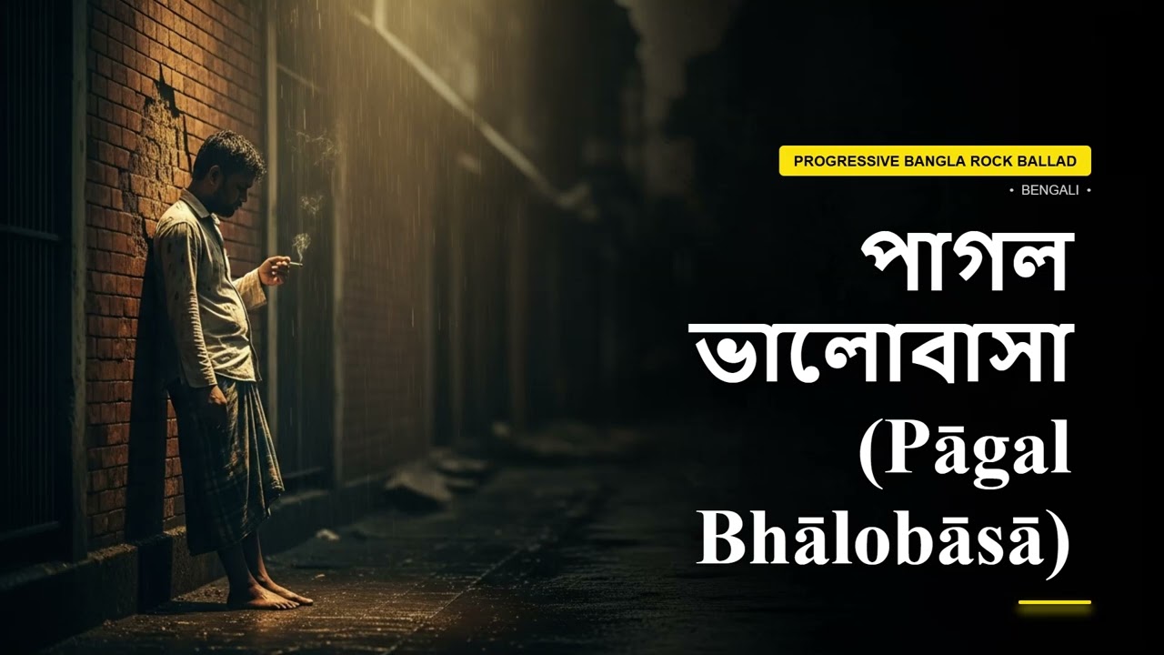 পাগল ভালোবাসা (Pāgal Bhālobāsā) | Sanjit Singh | Epic Bengali Rock Ballad | Descent into Madness
