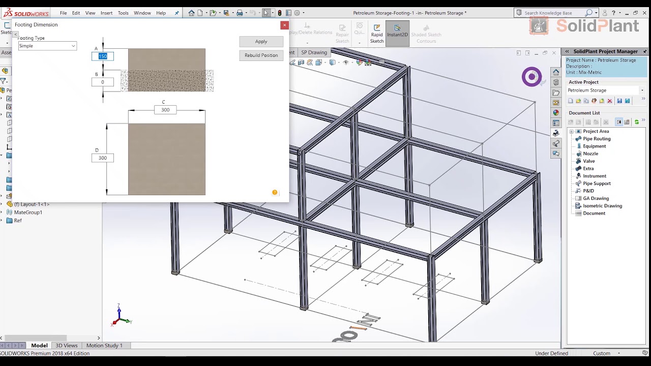SolidPlant 3D: Steel Structure
