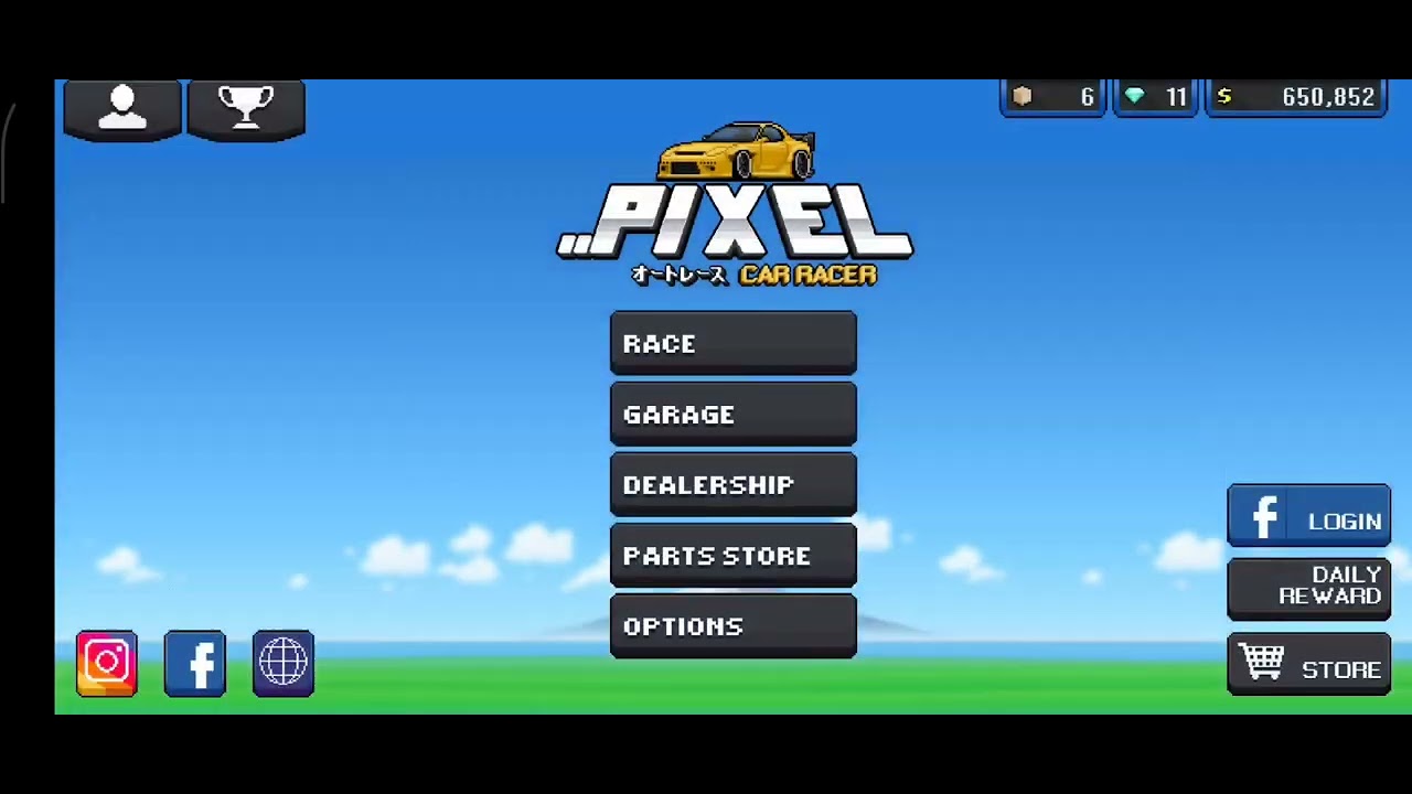 Pixel Car Racar #3 หาเงินซื้อR35 ไปเล่นลีกสุดท้าย