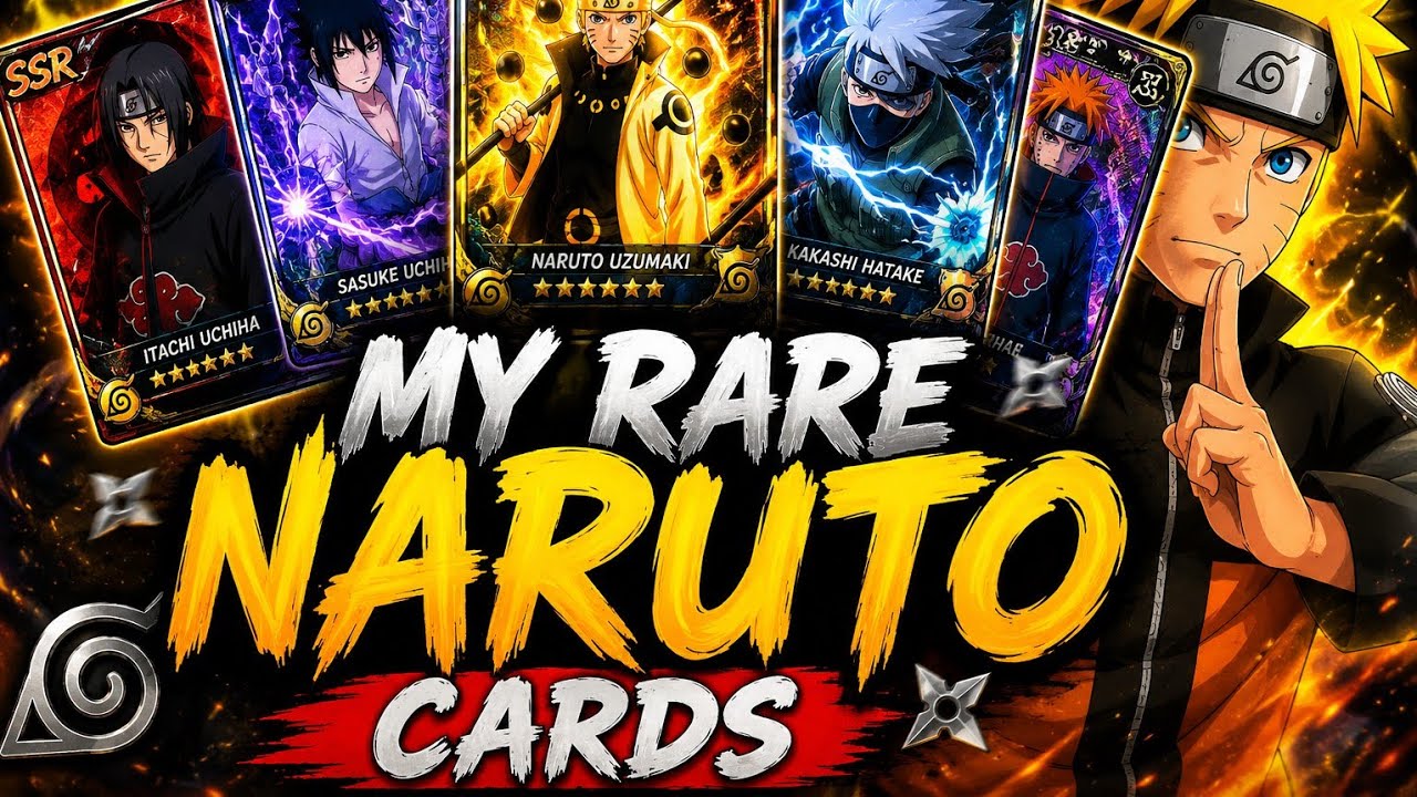 My Naruto card collection 🤩