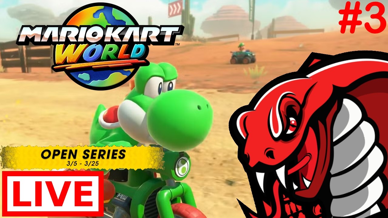 Mario Kart World My Nintendo Open Series Live Stream - Vs Race