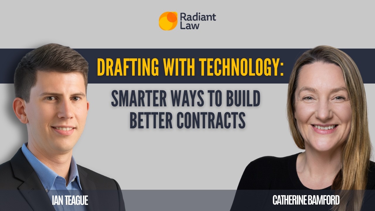 Drafting With Technology: Smarter Ways to Build Better Contracts with Catherine Bamford