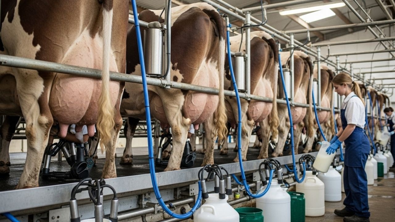 El SECRETO de la Industria de la Leche: Granjas del Futuro con Robots e IA🥛