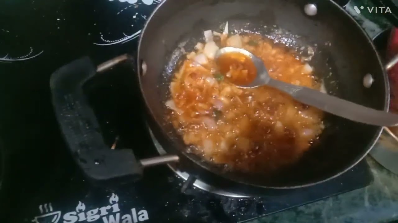 #aalu ke patton ki sabji#potato leaf recipe# 😋😋