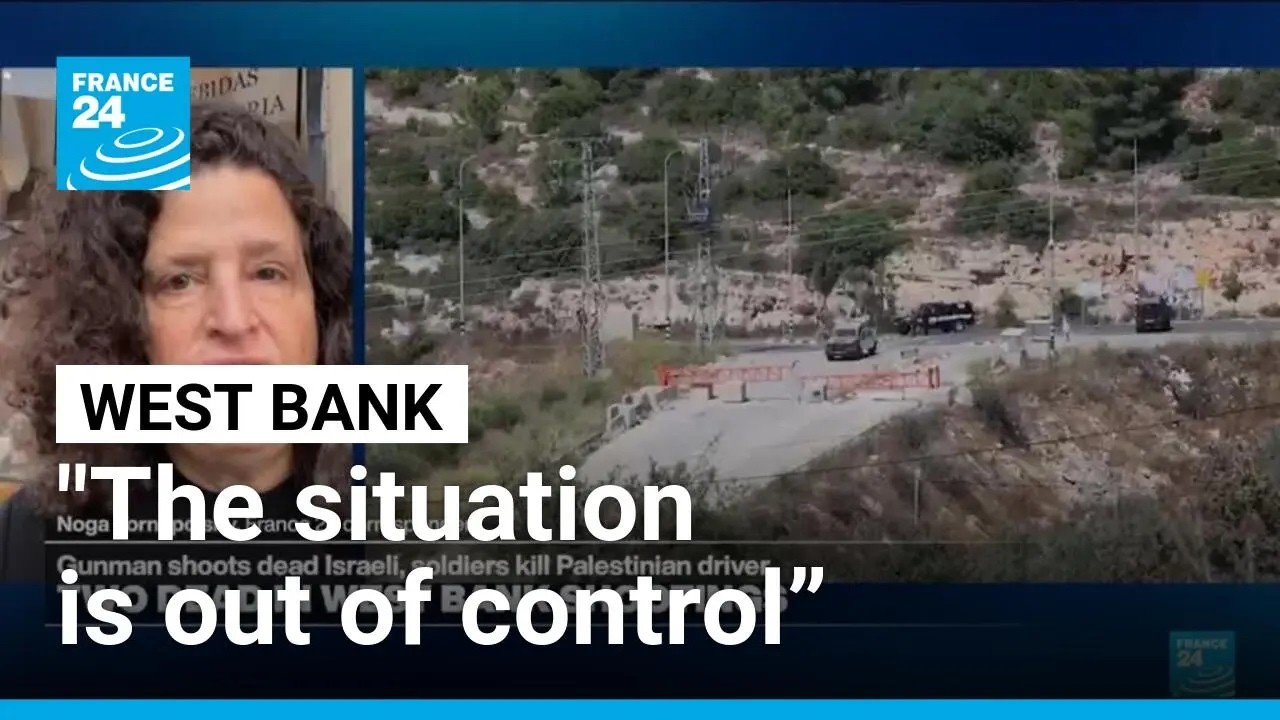 An Israeli settler and a Palestinian driver killed in West Bank shootings &bull; FRANCE 24 English