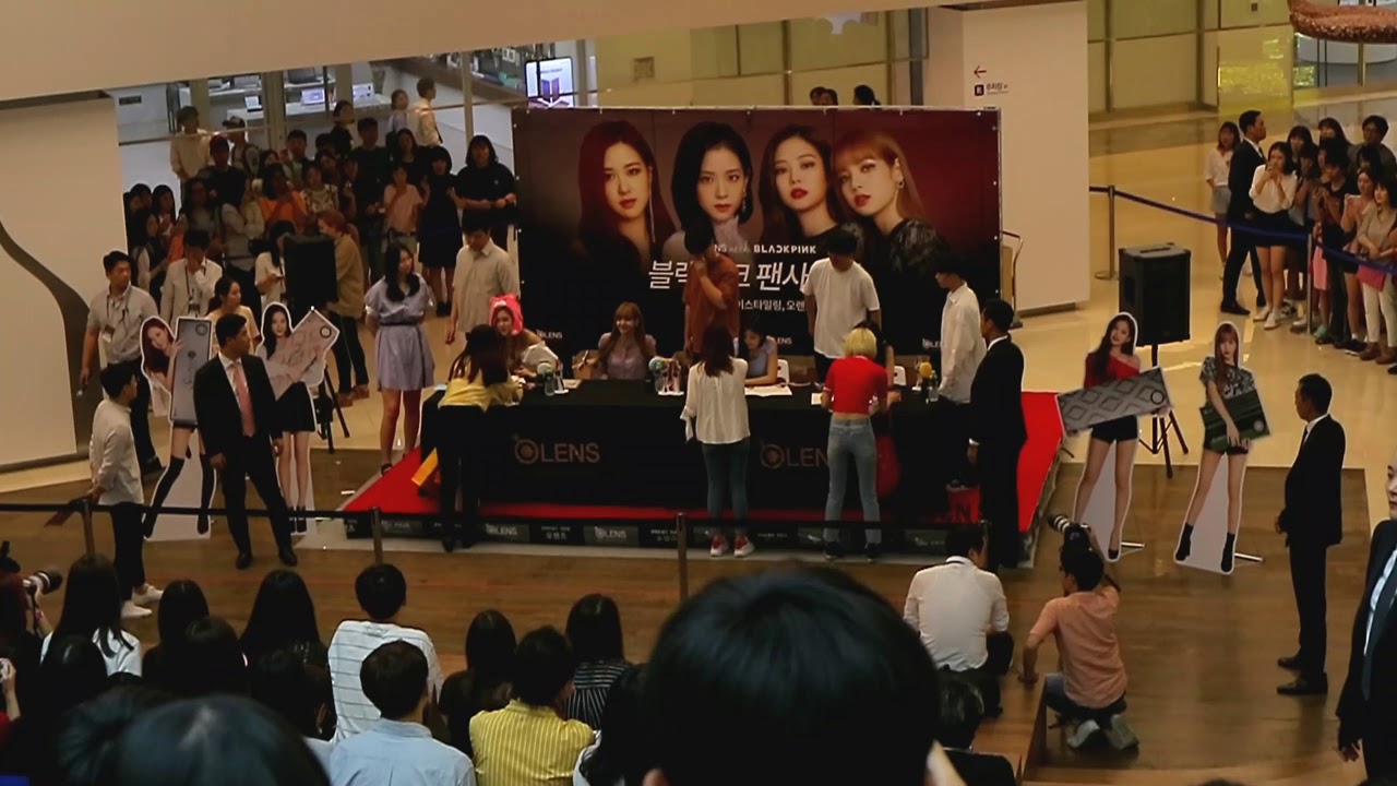 2018-8-19 BlackPink fansigns in coex mall
