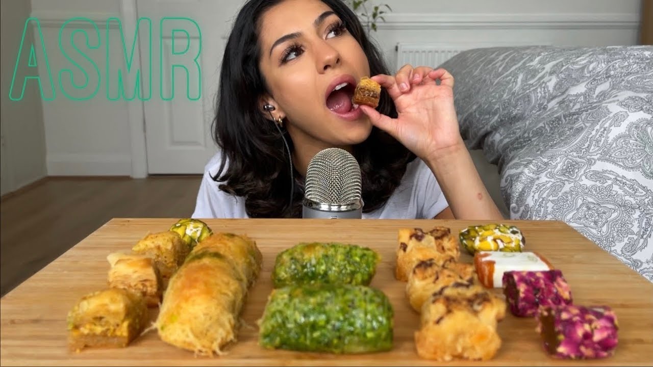 ASMR BAKLAVA, TURKISH DELIGHT, NOUGAT  *Kitone ASMR*