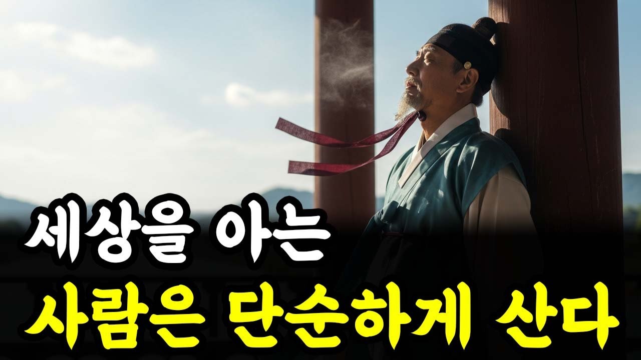 세상을 아는 사람은 단순하게 산다 | 인생 철학 | 고인의 가르침