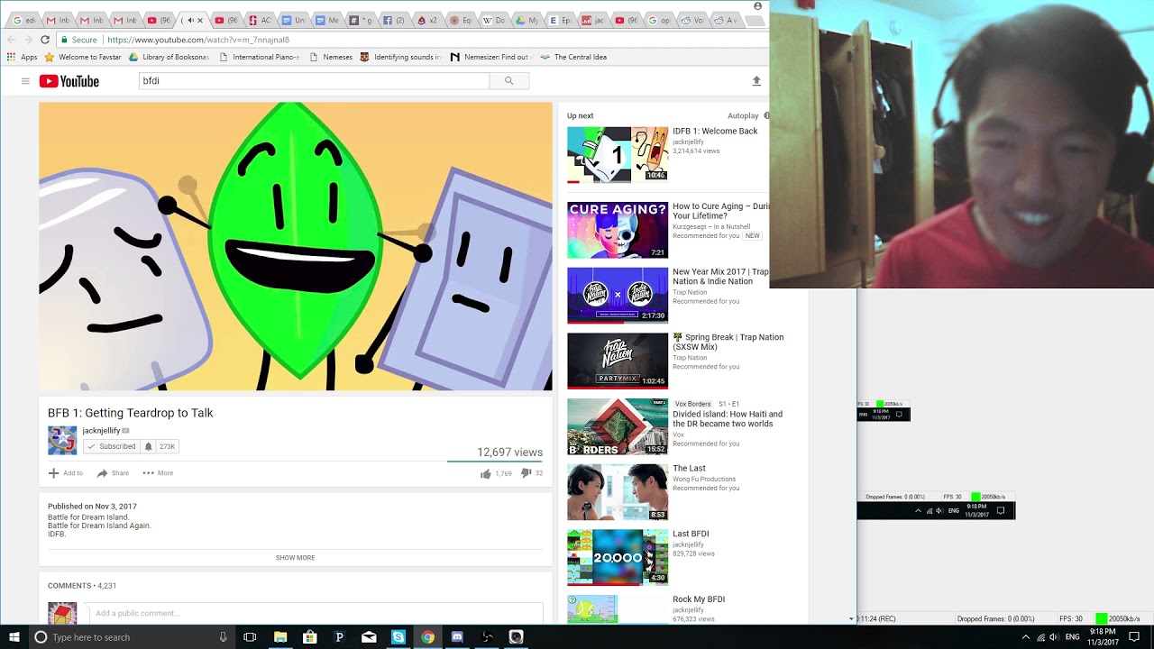 CARY REACTS TO BFB EPISODE 1
