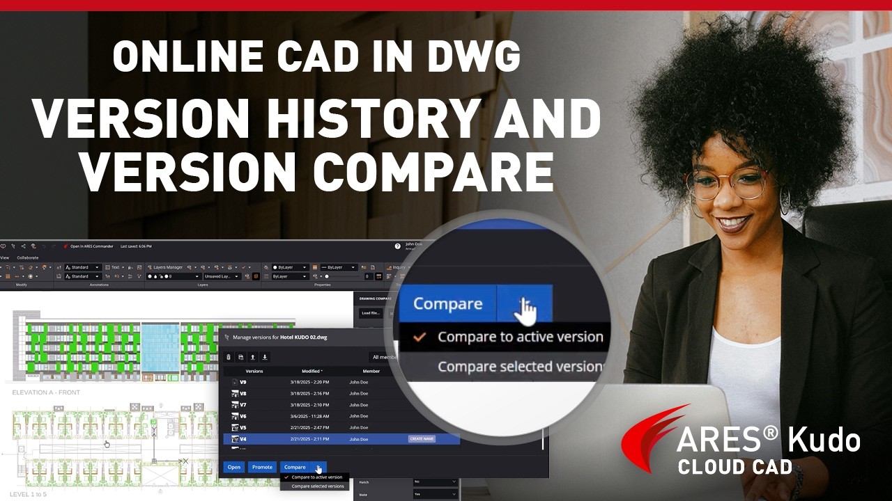 Online CAD in DWG | Version History and Version Compare