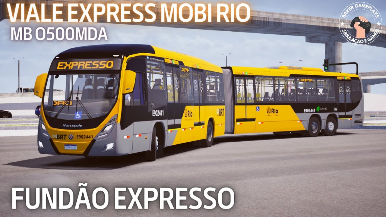 🔵 VIALE EXPRESS MB O500M MOBI RIO [PROTON BUS SIMULATOR] MAPA ZONA NORTE RJ - G29 🔵