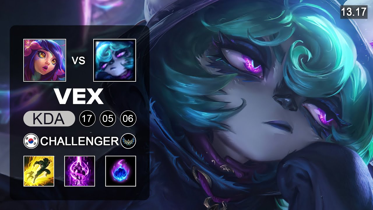 Vex vs Neeko Mid - KR Challenger - Patch 13.17 Season 13