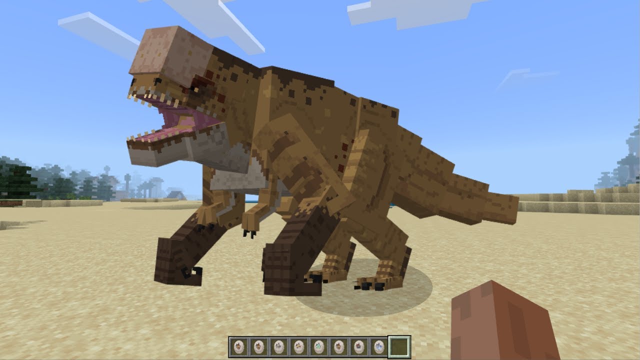 Jurassic World Rebirth ADDON in Minecraft PE