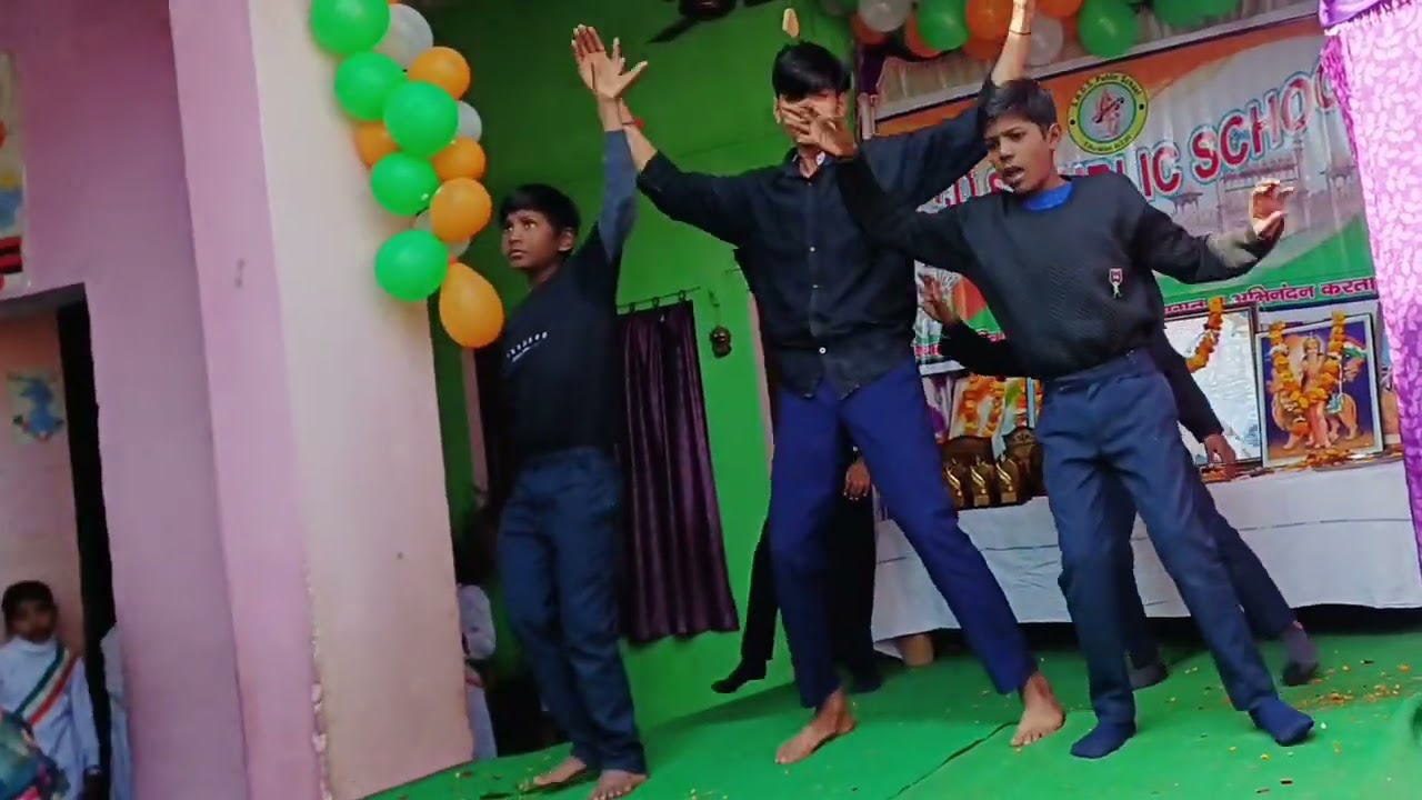 Performances by boys to the song 
