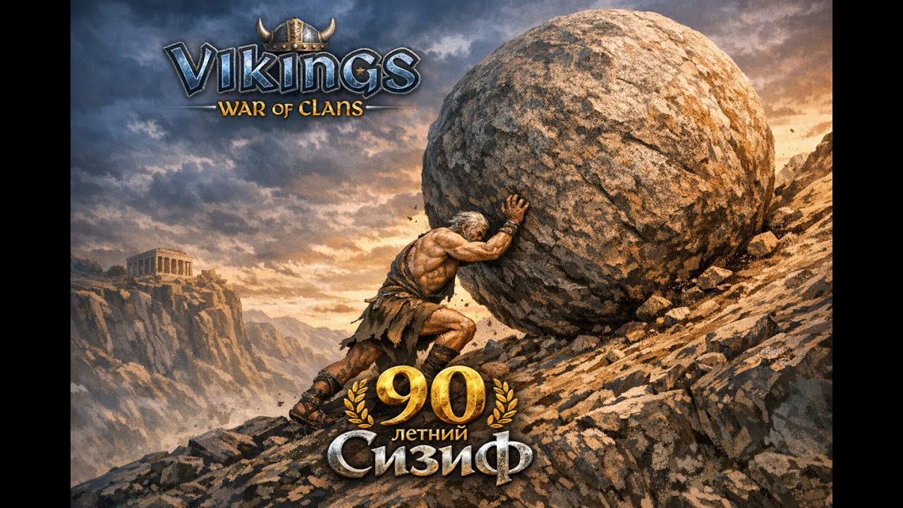 Vikings: War of clans. 90 Летний Сизиф
