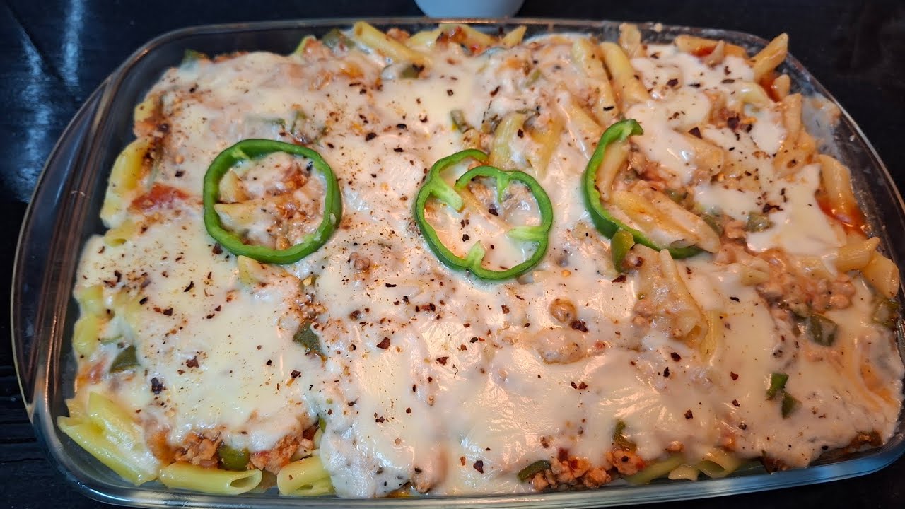 Lazania pasta / quick and easy baked pasta recipe by ume abdullah