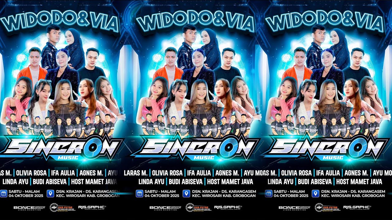 ⭕LIVE STREAMING SINCRON MUSIC WEDDING DIAN & WIDODO DK. KRAJAN DS. KARANGASEM 2025 - DP AUDIO