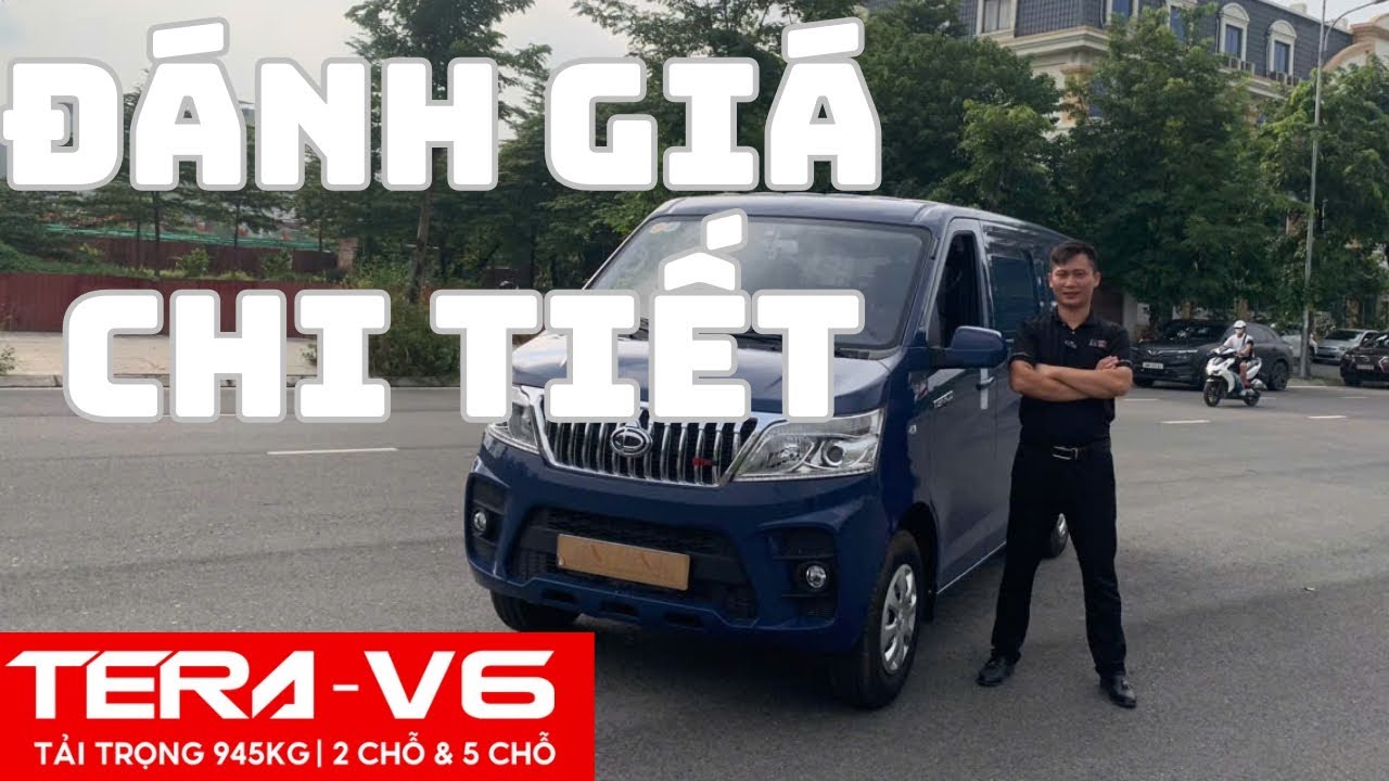 ĐÁNH GIÁ CHI TIẾT XE TẢI VAN TERA V6 2 CHỖ MÀU XANH 2025 CÓ GÌ MỚI - XE TẢI VAN TERA V6 . #terav6