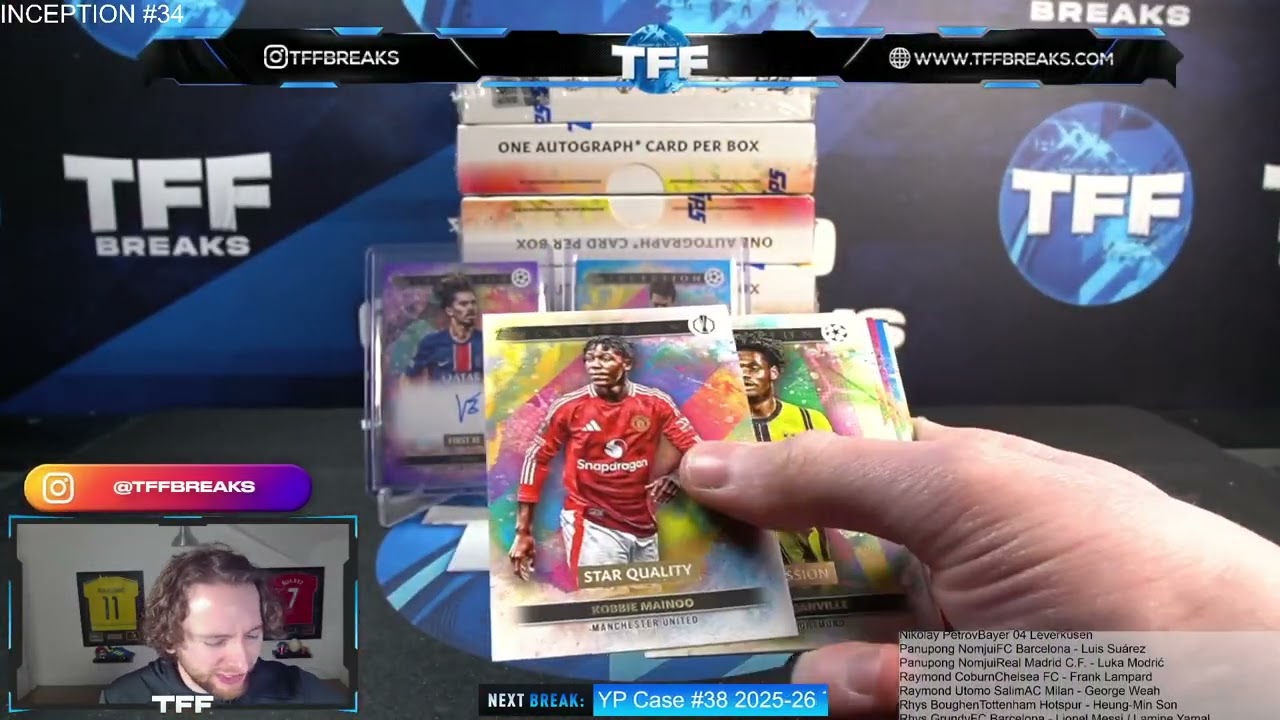 2024-25 Topps® Inception UEFA Club Competitions 12 Box Case PYT/PYP #34