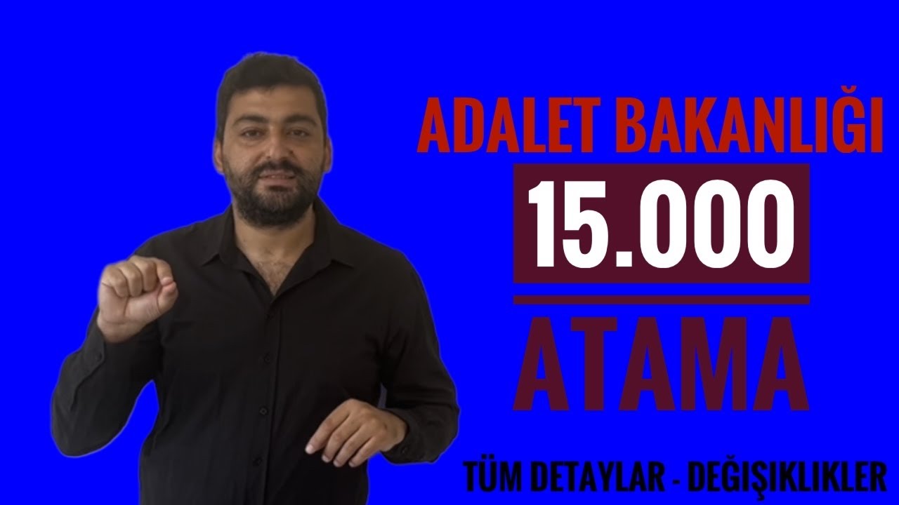 ADALET BAKANLIĞI 15 BİN PERSONEL ALIMI MARTTA BAŞLIYOR: İKM KATİP MÜBAŞİR BAŞVURU ŞARTLARI NELER?