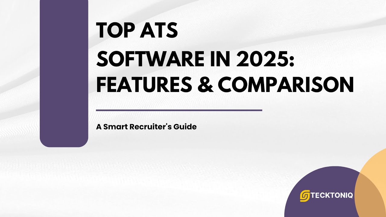 Top ATS Software in 2025 Features & Comparison