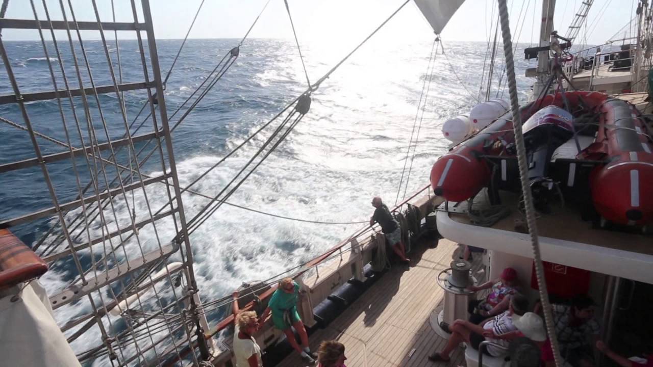 Tall Ship Tenacious -  Antigua to Panama 2016