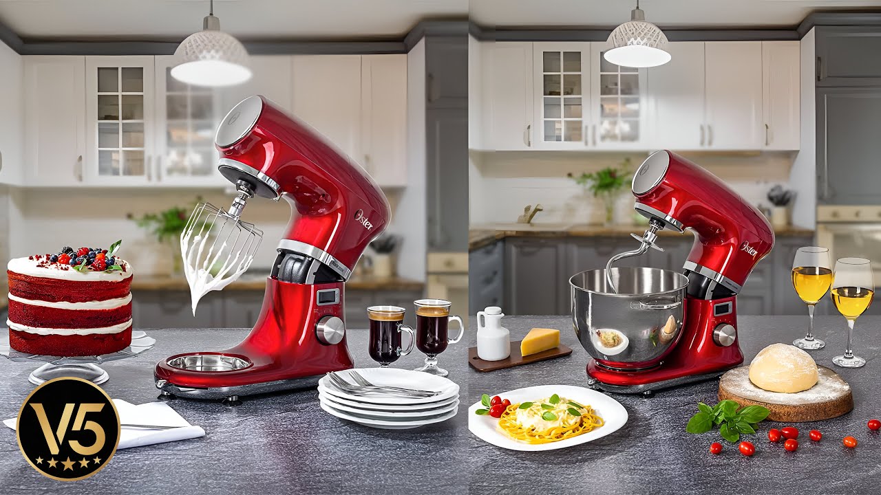 🥚🥛🥣🎂🥧🍮 OSTER BATEDEIRA PLANET&Aacute;RIA DIGITAL BOWL INOX 5 LITROS 1000W
