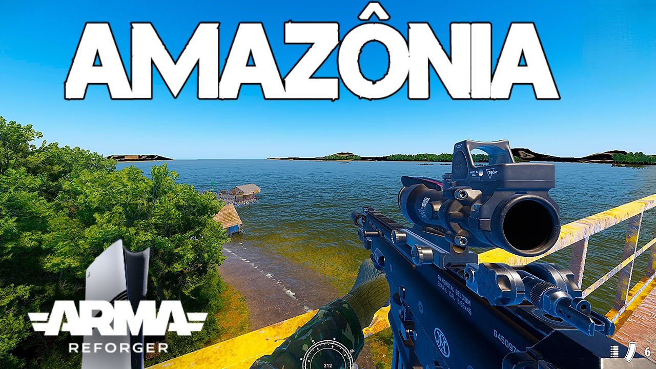 ARMA REFORGER PS5 - JOGANDO NA AMAZÔNIA SERVIDOR 100% BRASILEIRO !