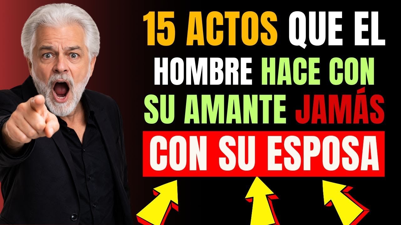 15 Cosas que tu ESPOSO hace con su AMANTE Y JAMÁS contigo | Señales de Infidelidad
