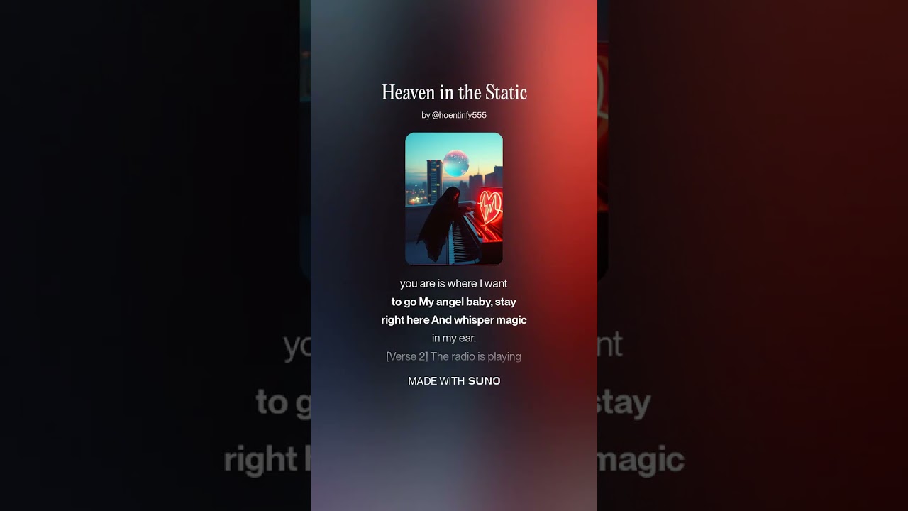 Heaven in the Static #song