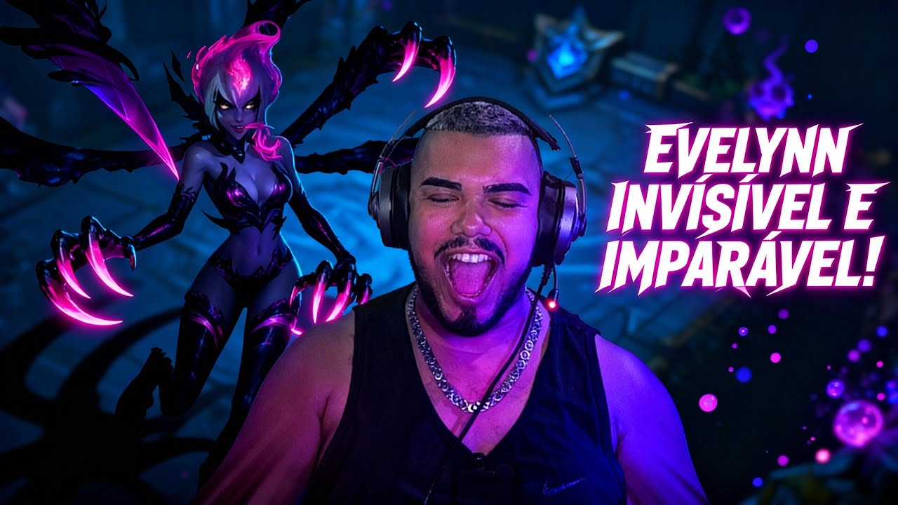 Série A-Z: A SOMBRA LETAL! Minha Evelynn DESTRUÍU o mapa!