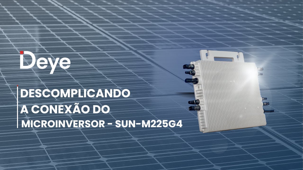 Descomplicando a conexão do Microinversor SUN-M225G4