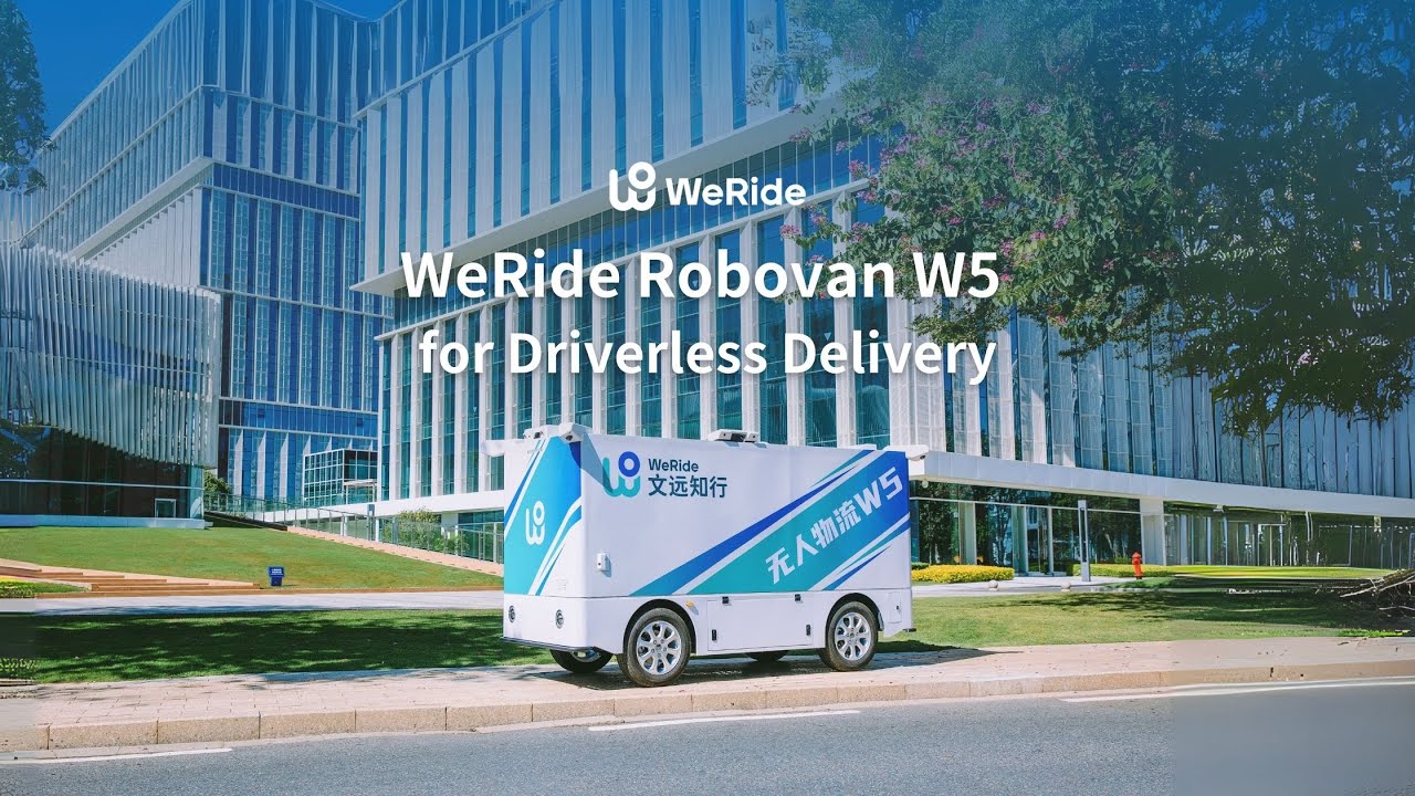 Meet the future of delivery: WeRide Robovan W5!