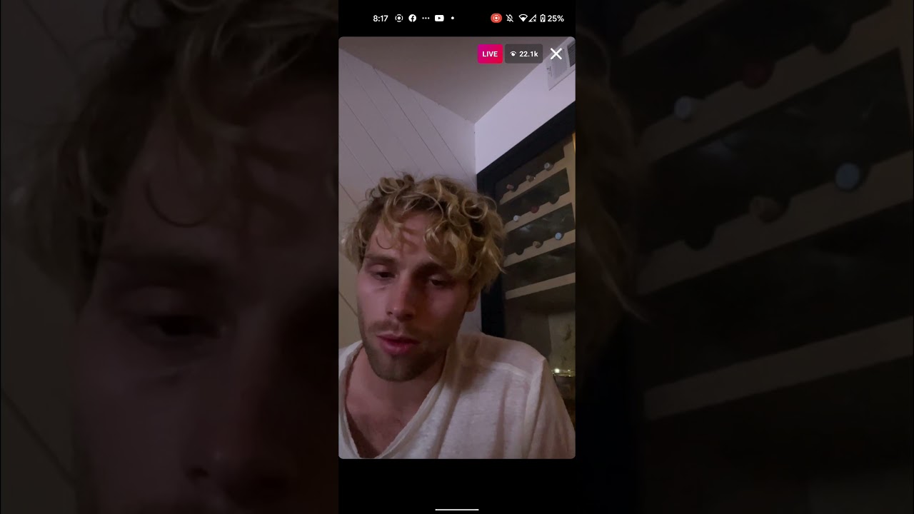 Luke Hemmings singing Comedown on Instagram live 7/12/21