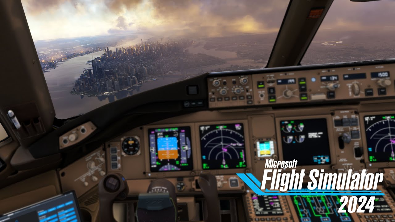 Boeing 777 Morning Landing at New York JFK Airport | Cockpit View