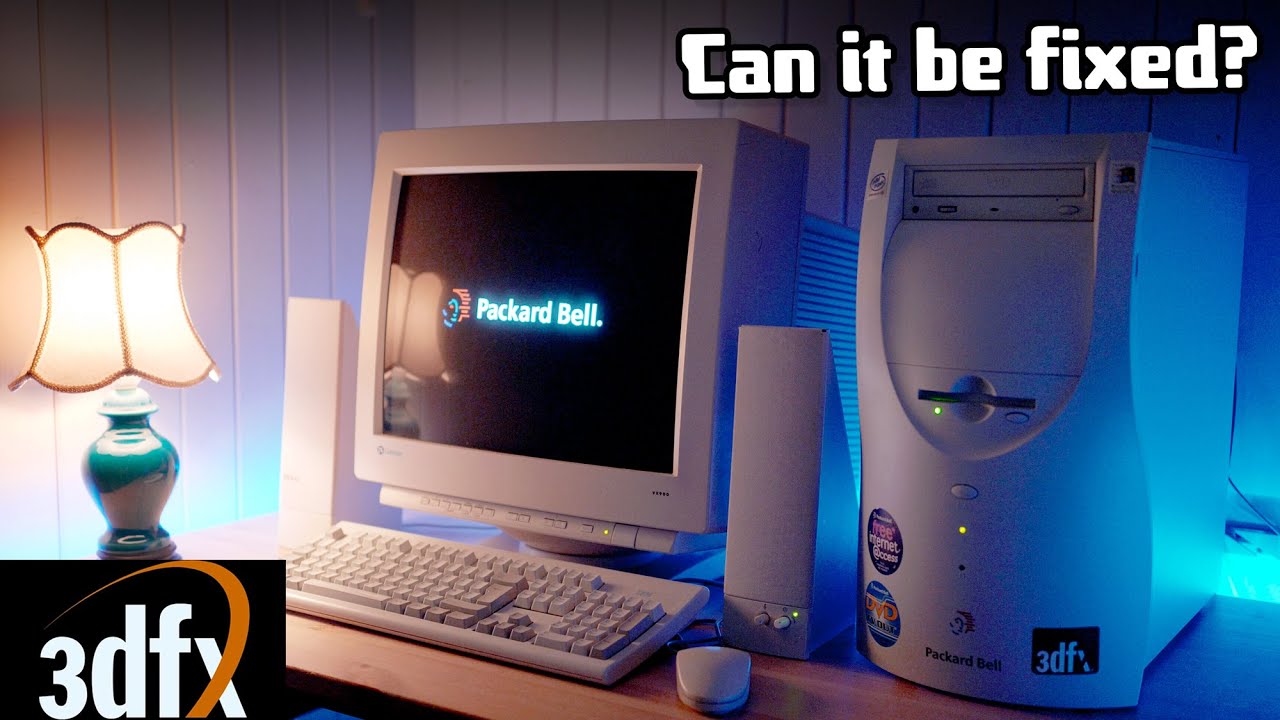 Reviving a Packard Bell with onboard Voodoo 3!