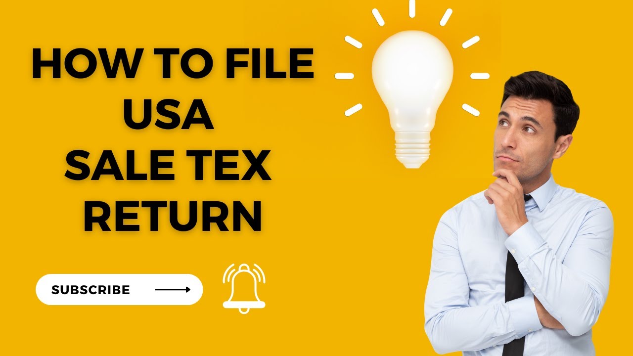 FREE ONLINE How to File USA Sale Tax Return 2023.
