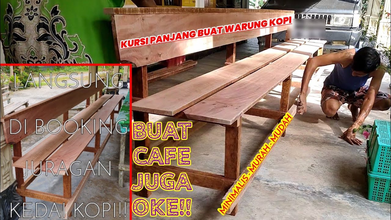 Cara Mudah Membuat Sendiri Kursi Panjang Minimalis Sederhana Dan Serbaguna - Ayo Bikin Sendiri