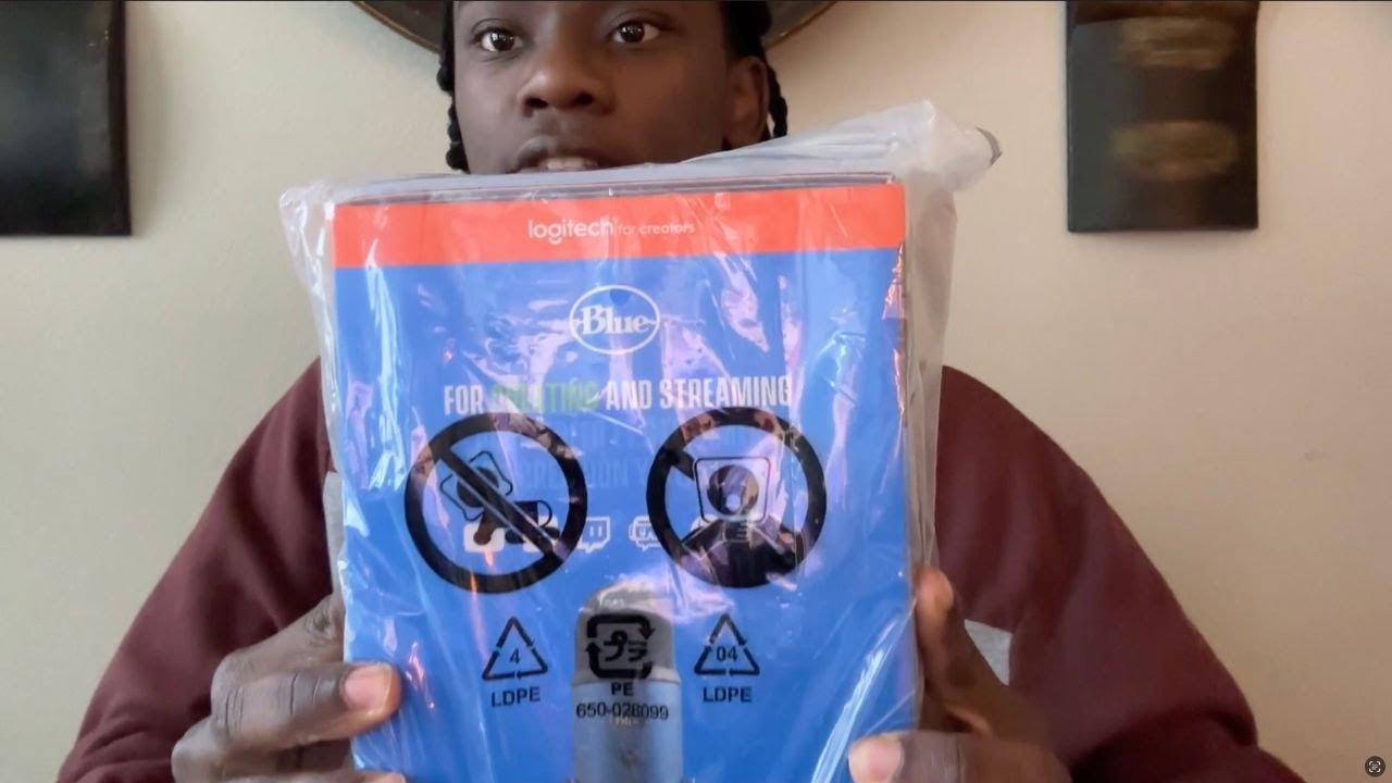 Asmr Unboxing Blue Yetic Mic | Testing the Audio