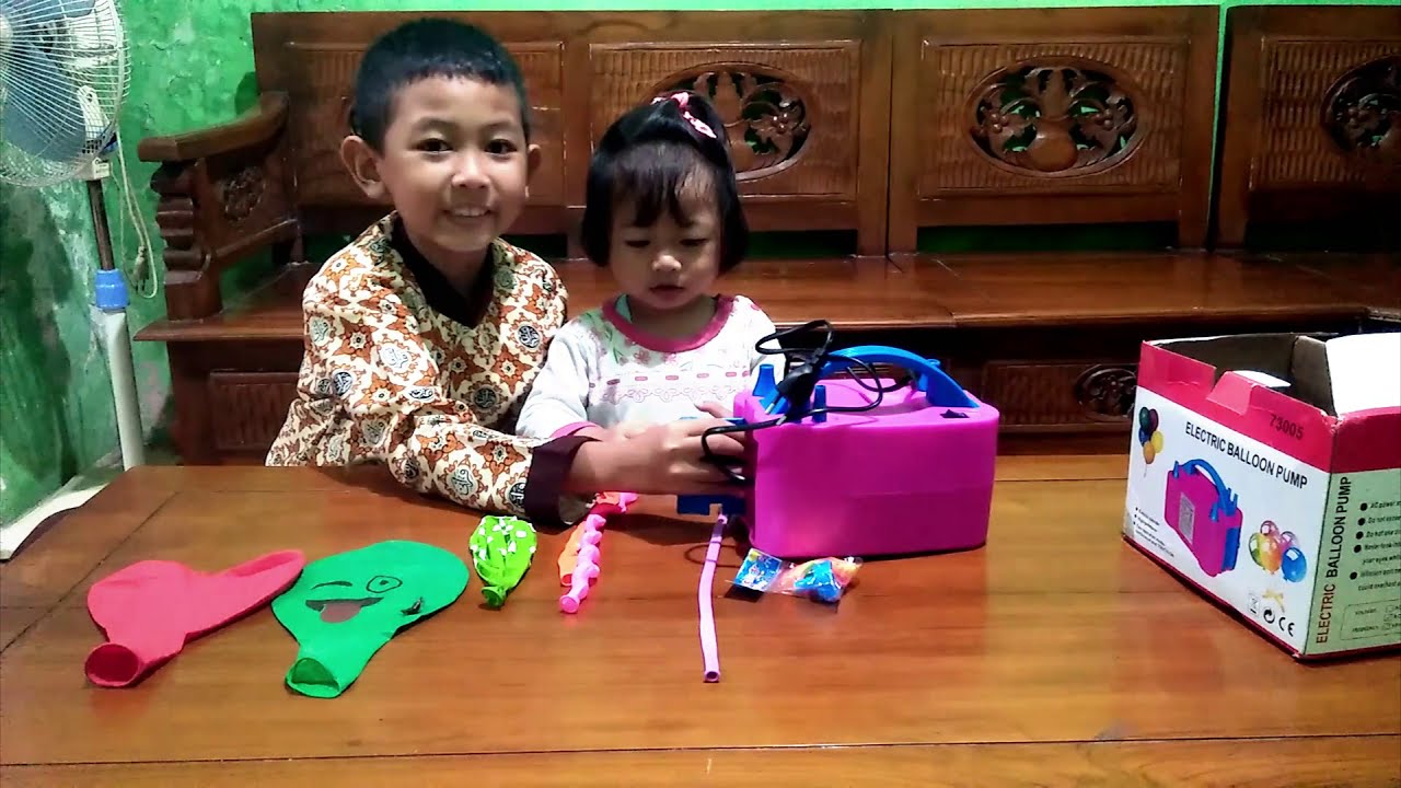 unboxing dan review alat pompa balon elektrik (electric balloon pump)