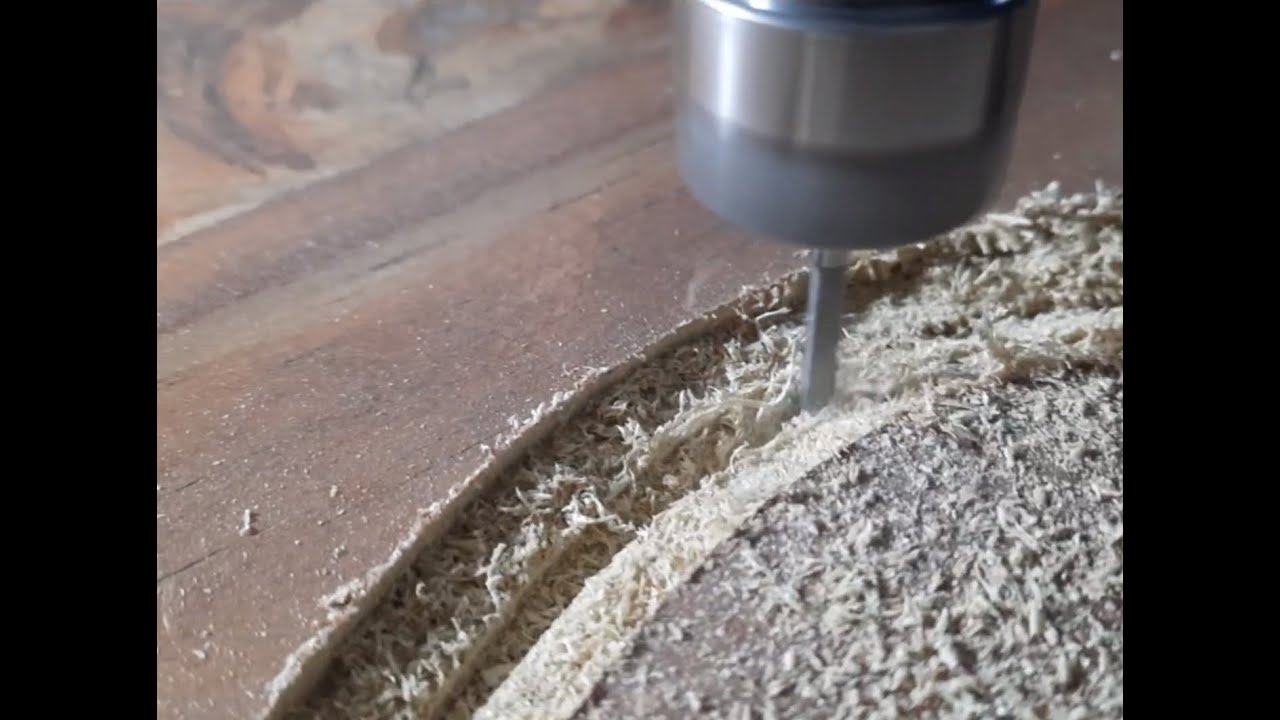 Cartel - Proceso Grabado Router CNC- #cncrouter #cncmachine #video #carpinteria #woodworking #router