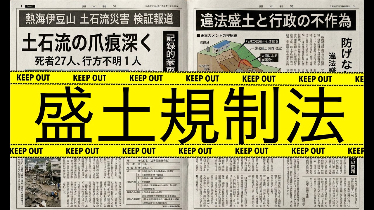 日本の地形的宿命と盛土規制法の役割