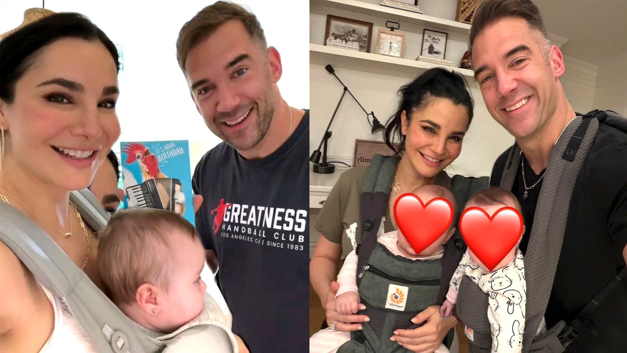 Martha Higareda celebra cumpelaños 43 de su esposo Lewis Howes con sus hijas y amigos