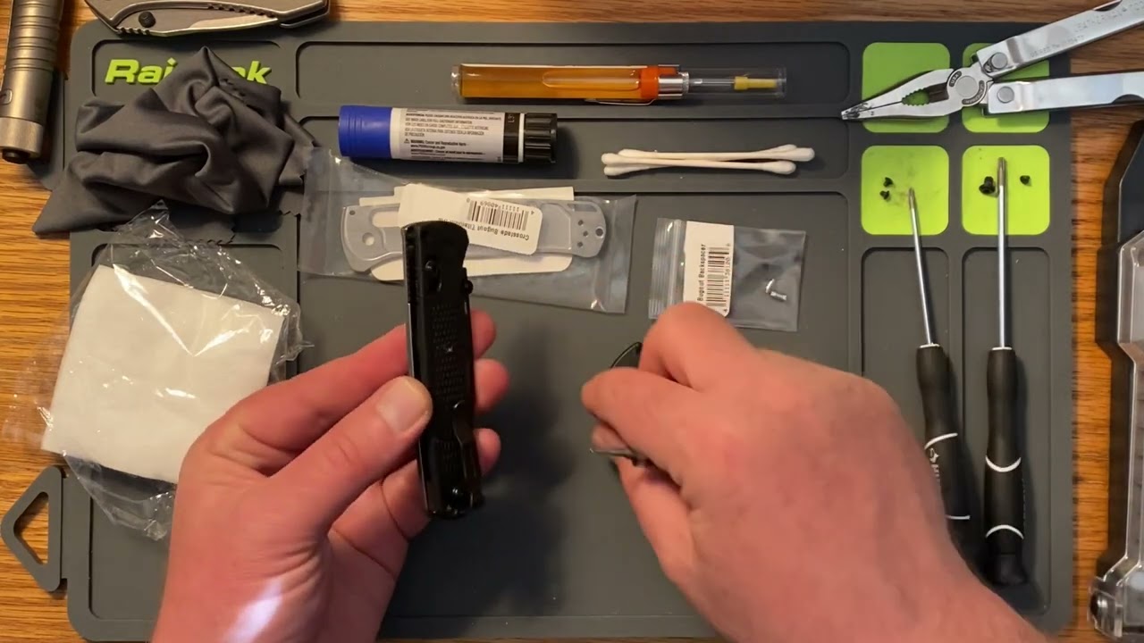 Benchmade Bugout scale swap-Flytanium-Benchmade warranty repair