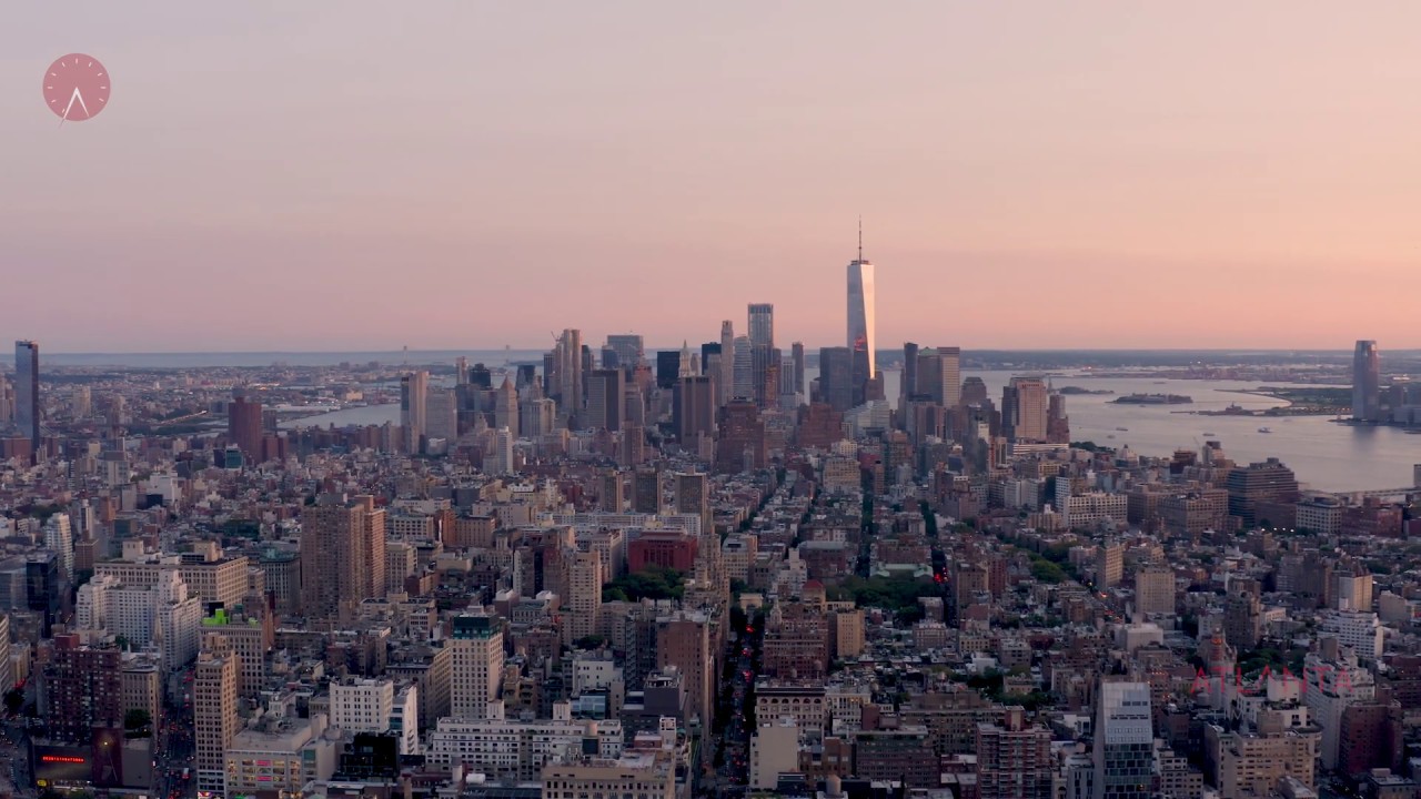 New York City Mid 2019 Aerial Drone Footage Midtown Construction