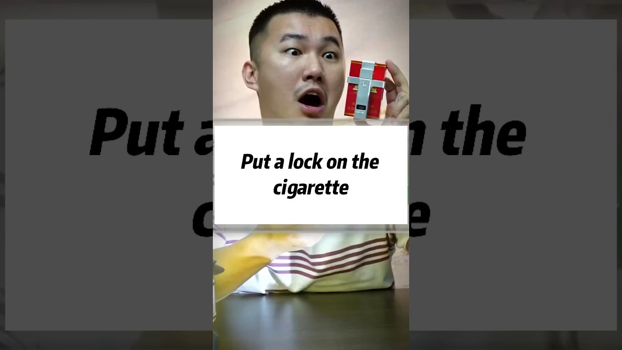 A lock on cigarette🤣 #fyp #musthaves #trending #goodthings #shorts #multifunction #cigarette #lock