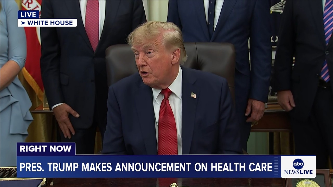 President Trump makes announcement on healthcare